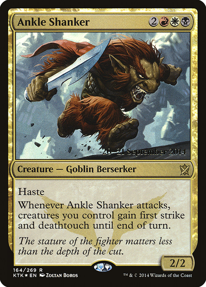 Ankle Shanker [Khans of Tarkir Prerelease Promos] | Deep Dive Games St. Marys