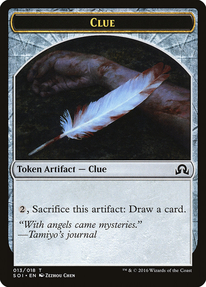 Clue Token (013/018) [Shadows over Innistrad Tokens] | Deep Dive Games St. Marys