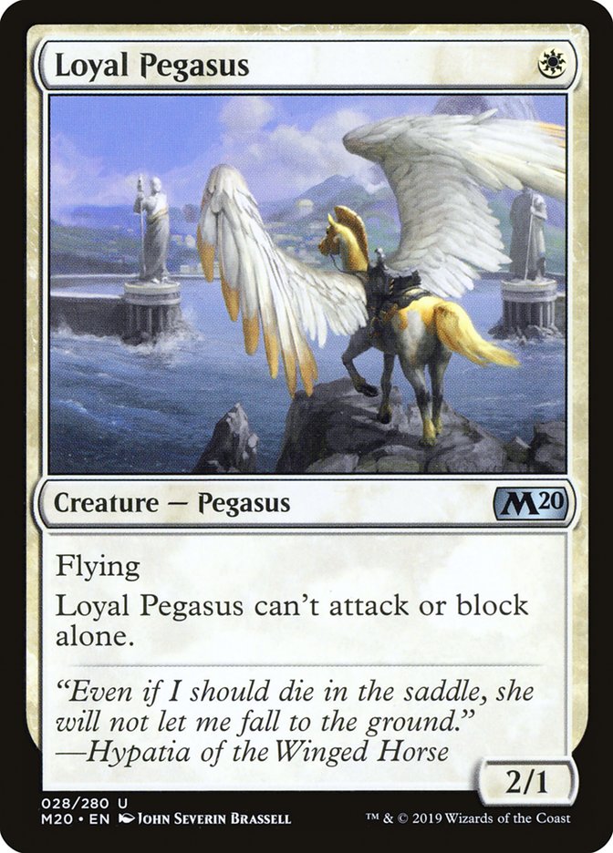 Loyal Pegasus [Core Set 2020] | Deep Dive Games St. Marys