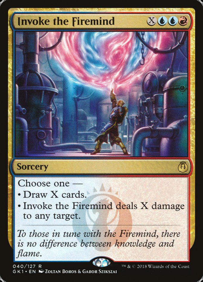 Invoke the Firemind [Guilds of Ravnica Guild Kit] | Deep Dive Games St. Marys