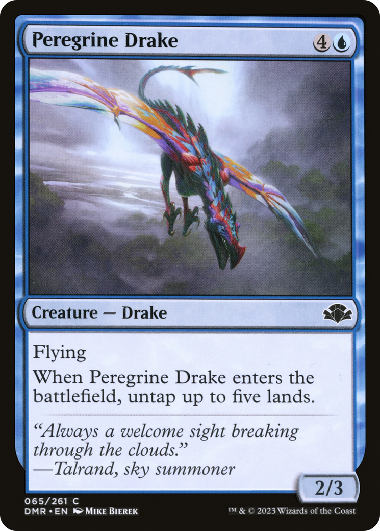 Peregrine Drake [Dominaria Remastered] | Deep Dive Games St. Marys