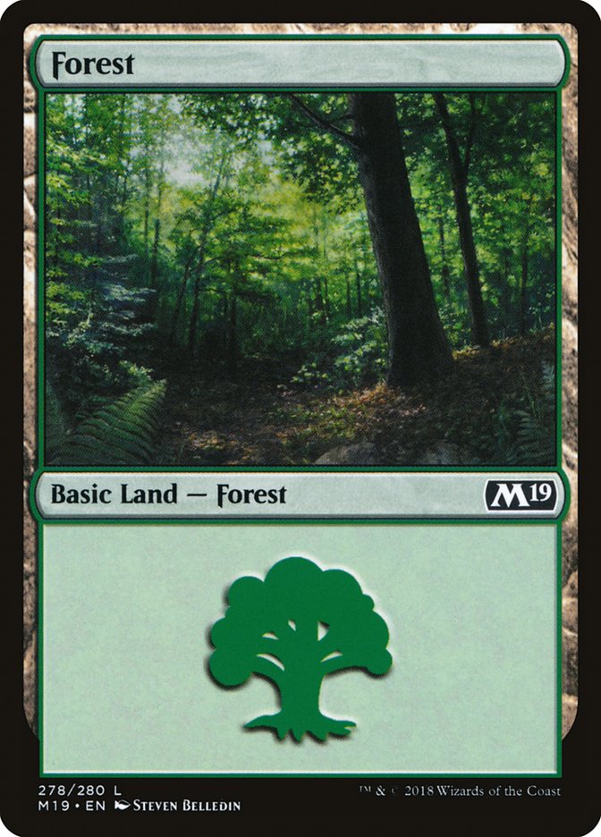 Forest (278) [Core Set 2019] | Deep Dive Games St. Marys