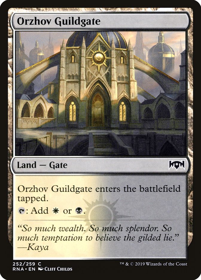 Orzhov Guildgate (252/259) [Ravnica Allegiance] | Deep Dive Games St. Marys