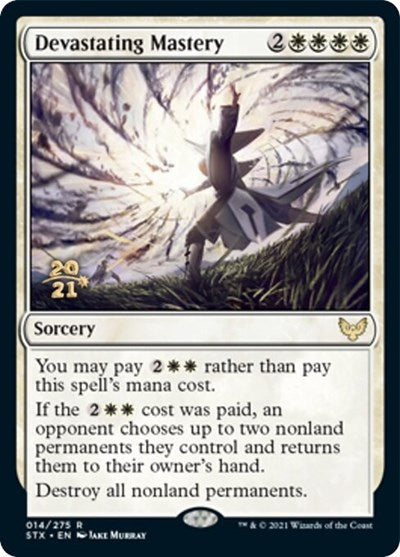 Devastating Mastery [Strixhaven: School of Mages Prerelease Promos] | Deep Dive Games St. Marys