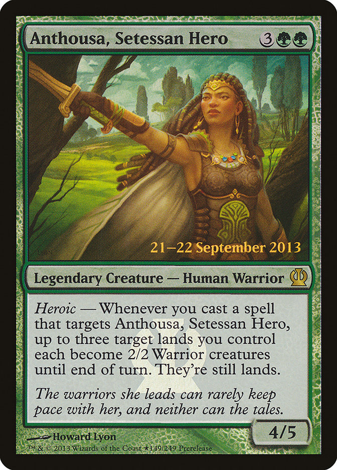 Anthousa, Setessan Hero [Theros Prerelease Promos] | Deep Dive Games St. Marys