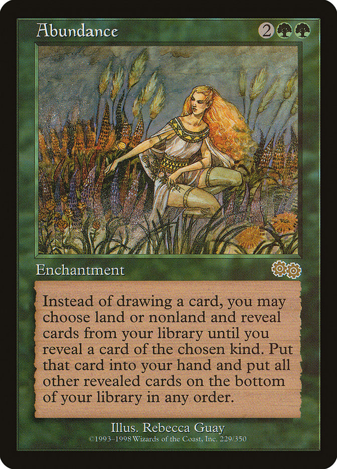 Abundance [Urza's Saga] | Deep Dive Games St. Marys