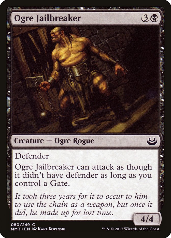 Ogre Jailbreaker [Modern Masters 2017] | Deep Dive Games St. Marys