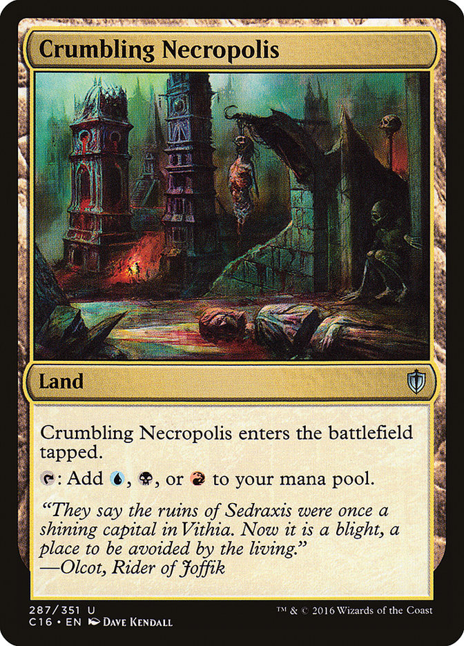 Crumbling Necropolis [Commander 2016] | Deep Dive Games St. Marys