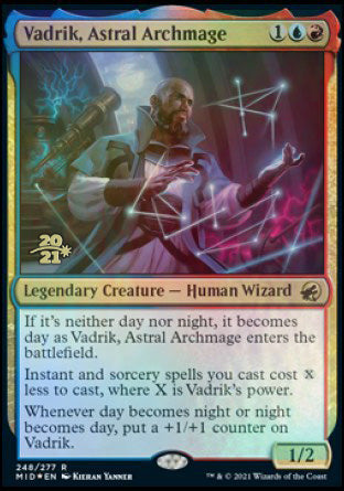 Vadrik, Astral Archmage [Innistrad: Midnight Hunt Prerelease Promos] | Deep Dive Games St. Marys