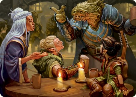 You Meet in a Tavern Art Card [Dungeons & Dragons: Adventures in the Forgotten Realms Art Series] | Deep Dive Games St. Marys