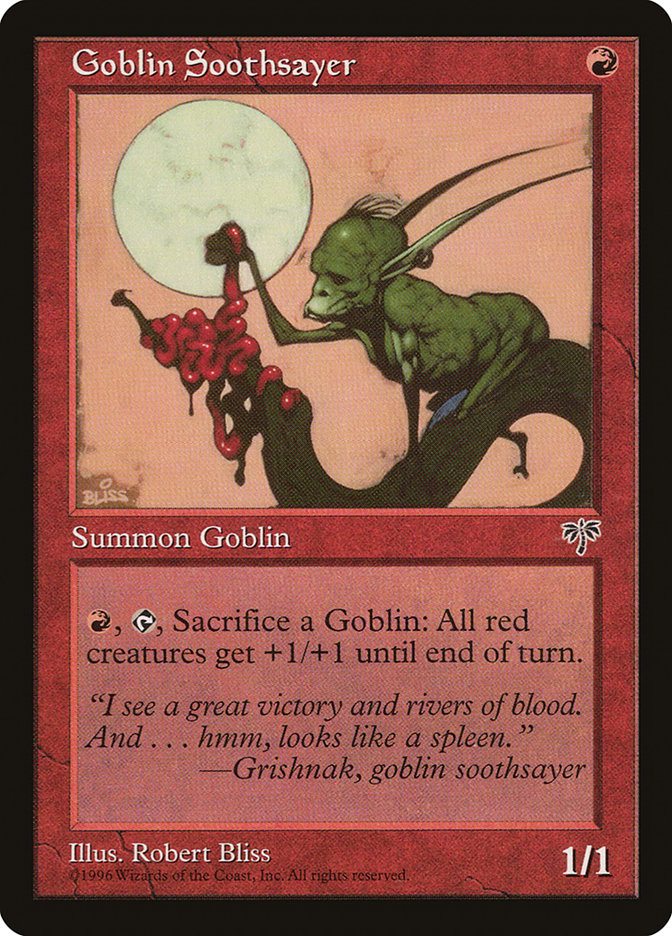 Goblin Soothsayer [Mirage] | Deep Dive Games St. Marys