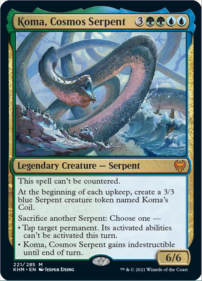 Koma, Cosmos Serpent [Kaldheim] | Deep Dive Games St. Marys