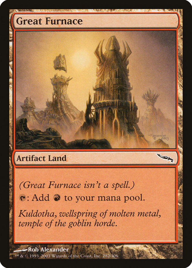 Great Furnace [Mirrodin] | Deep Dive Games St. Marys