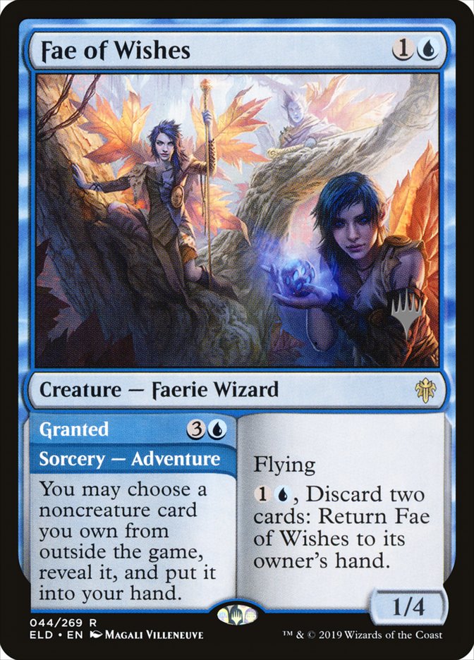 Fae of Wishes // Granted (Promo Pack) [Throne of Eldraine Promos] | Deep Dive Games St. Marys