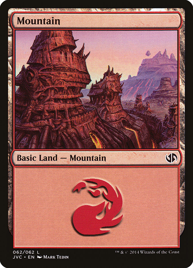 Mountain (62) [Duel Decks Anthology] | Deep Dive Games St. Marys