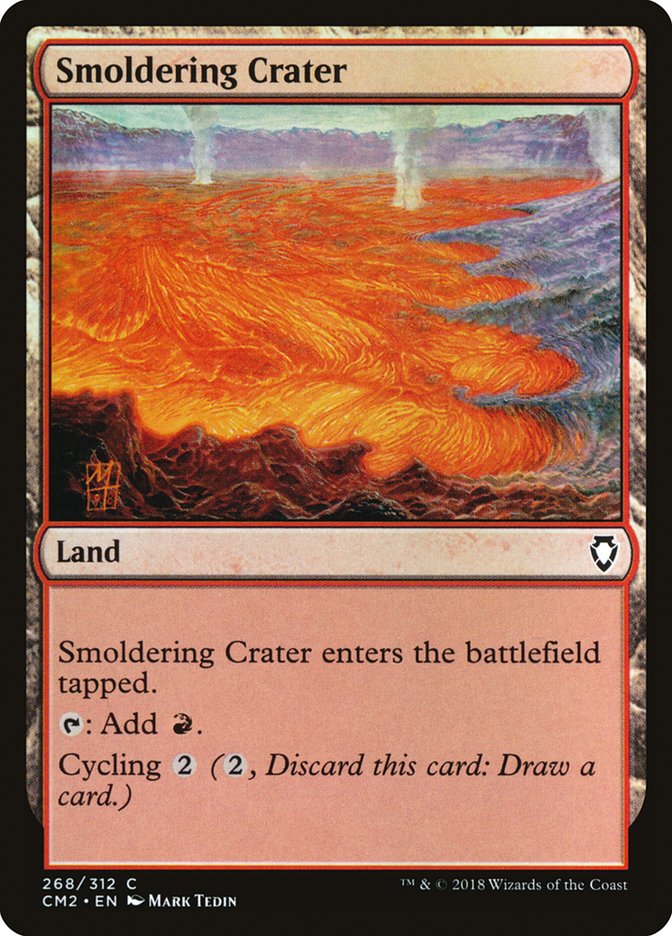 Smoldering Crater [Commander Anthology Volume II] | Deep Dive Games St. Marys