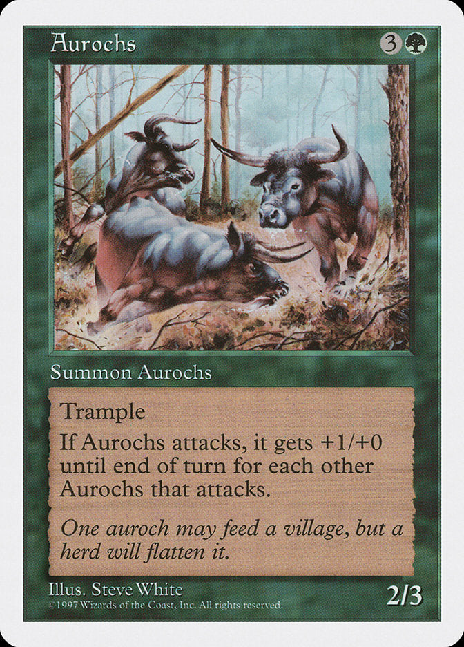 Aurochs [Fifth Edition] | Deep Dive Games St. Marys