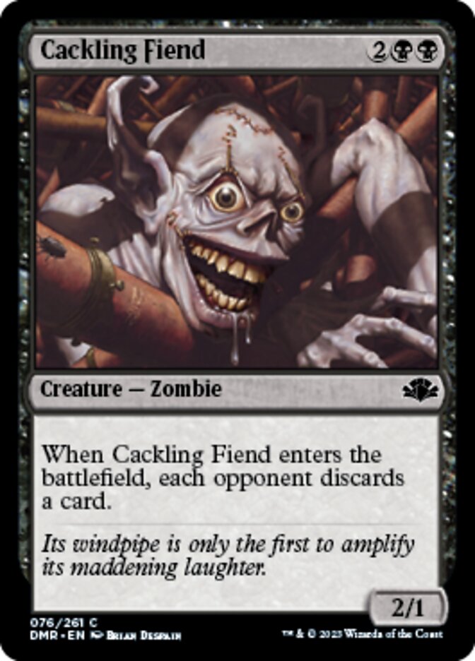 Cackling Fiend [Dominaria Remastered] | Deep Dive Games St. Marys