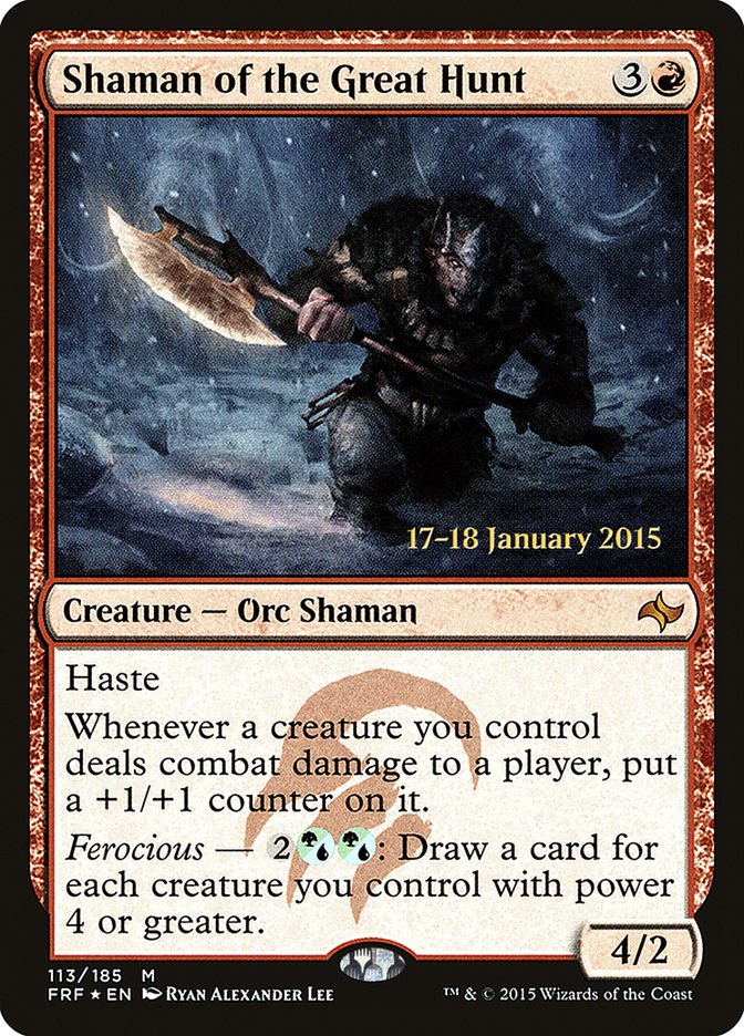 Shaman of the Great Hunt [Fate Reforged Prerelease Promos] | Deep Dive Games St. Marys