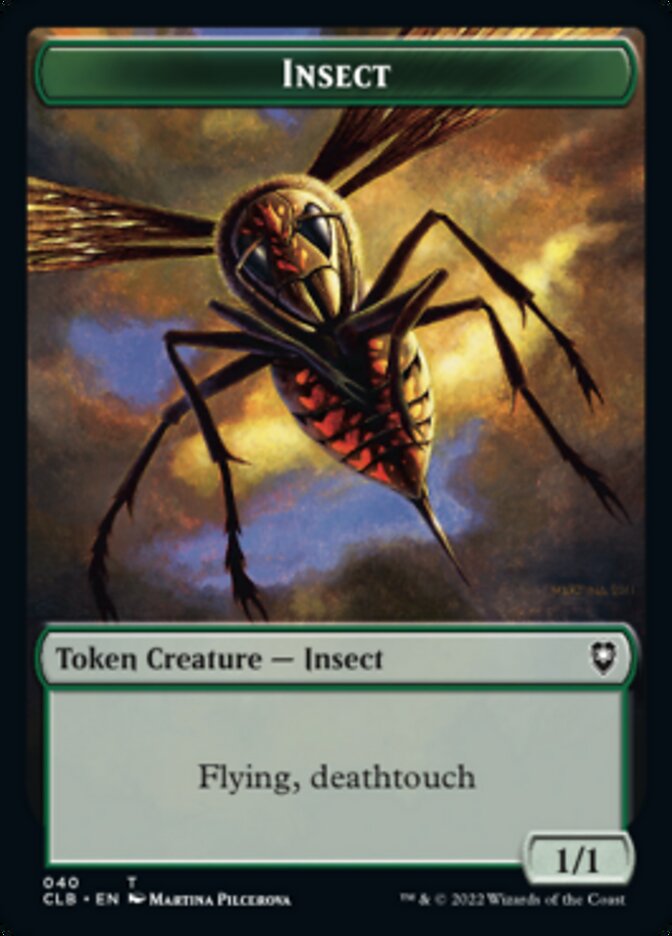 Spider // Insect Double-Sided Token [Commander Legends: Battle for Baldur's Gate Tokens] | Deep Dive Games St. Marys