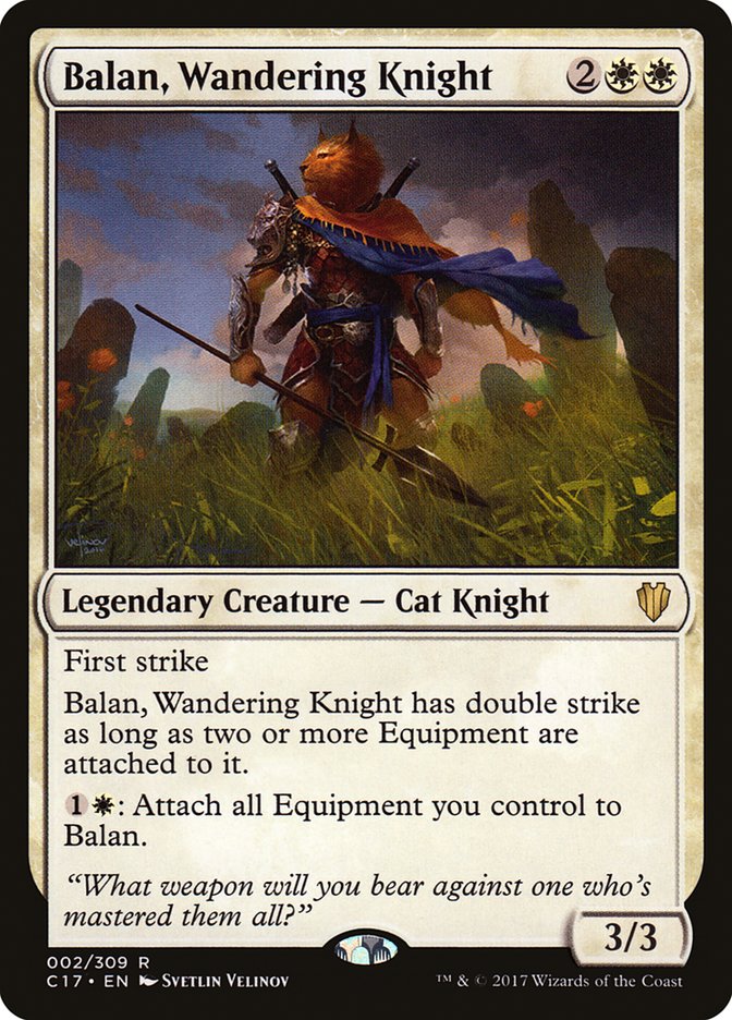 Balan, Wandering Knight [Commander 2017] | Deep Dive Games St. Marys