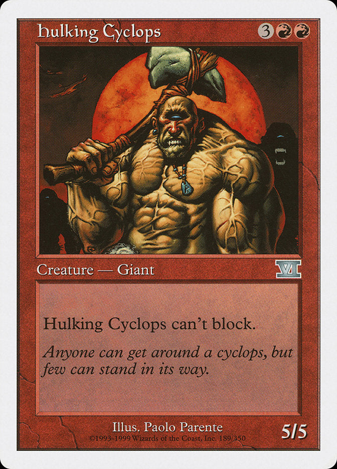 Hulking Cyclops [Classic Sixth Edition] | Deep Dive Games St. Marys