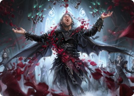 Bloodsoaked Reveler Art Card [Innistrad: Crimson Vow Art Series] | Deep Dive Games St. Marys