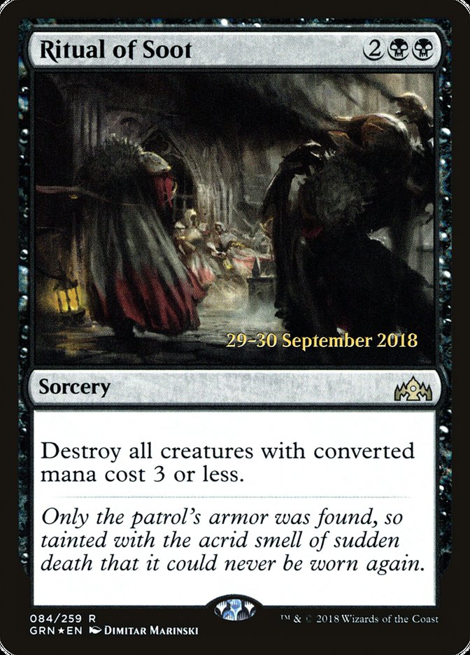 Ritual of Soot [Guilds of Ravnica Prerelease Promos] | Deep Dive Games St. Marys