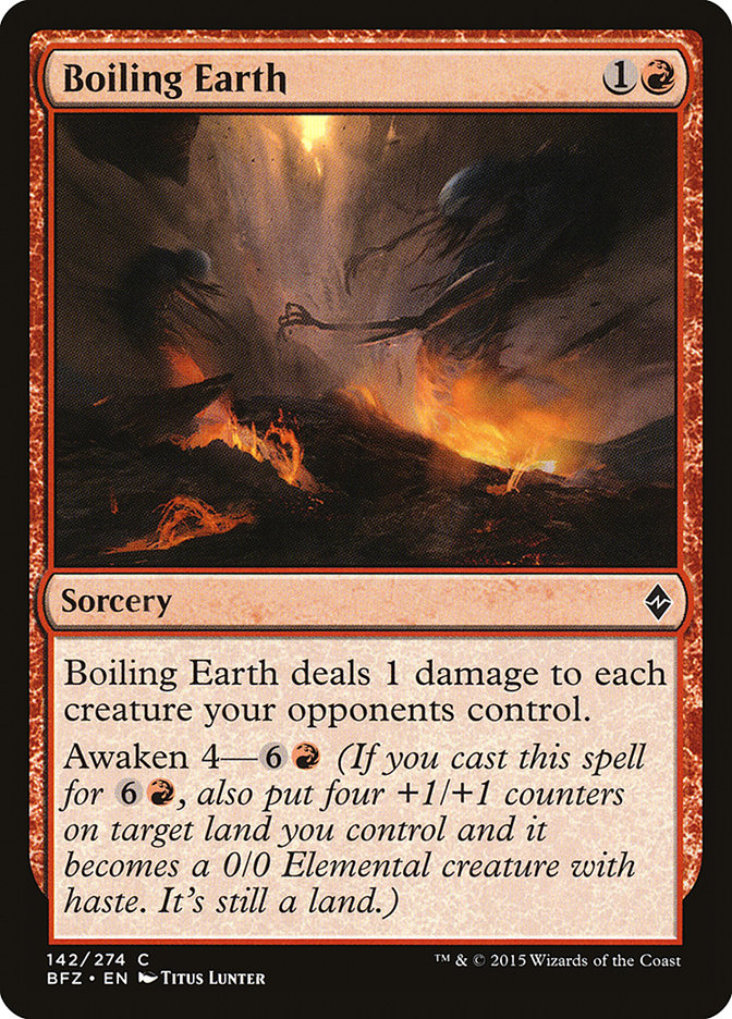 Boiling Earth [Battle for Zendikar] | Deep Dive Games St. Marys