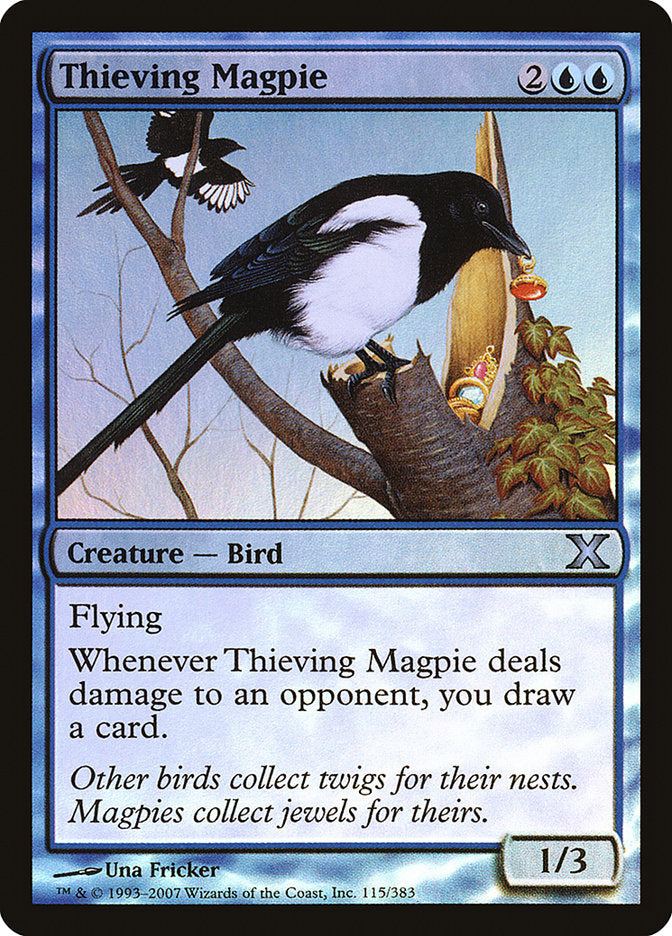 Thieving Magpie (Premium Foil) [Tenth Edition] | Deep Dive Games St. Marys