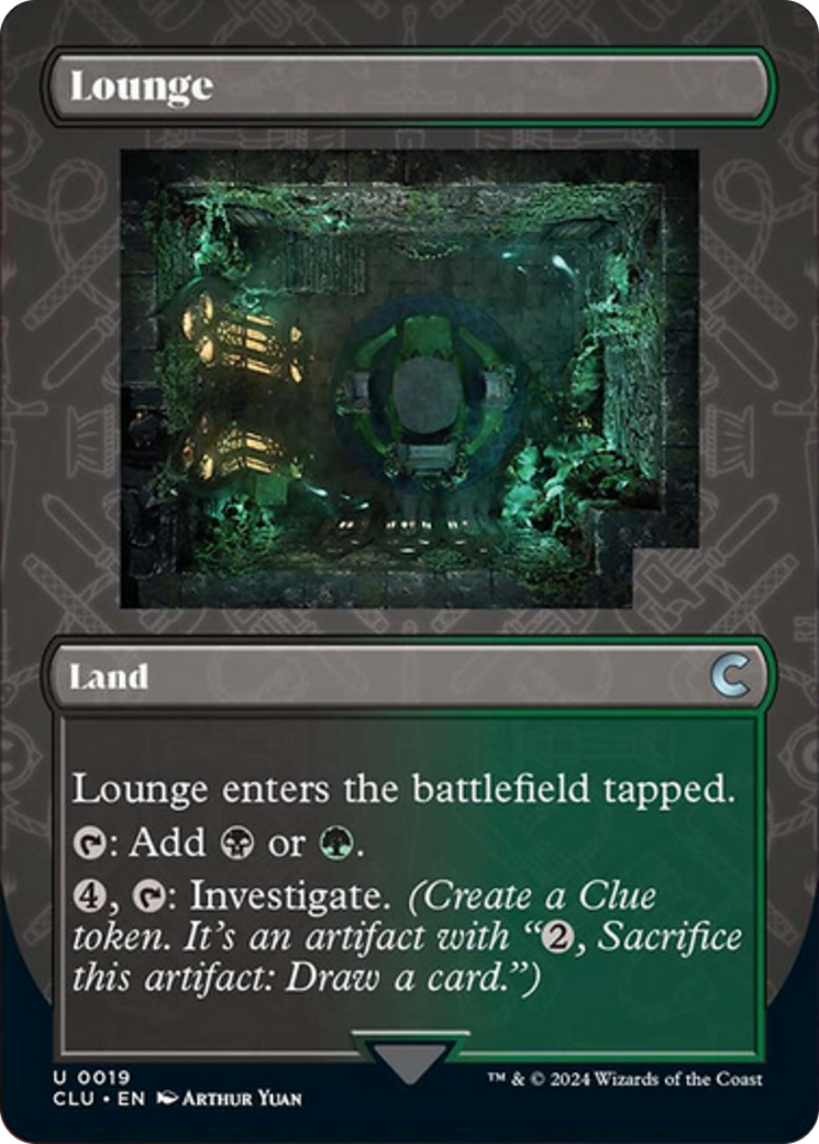 Lounge (Borderless) [Ravnica: Clue Edition] | Deep Dive Games St. Marys