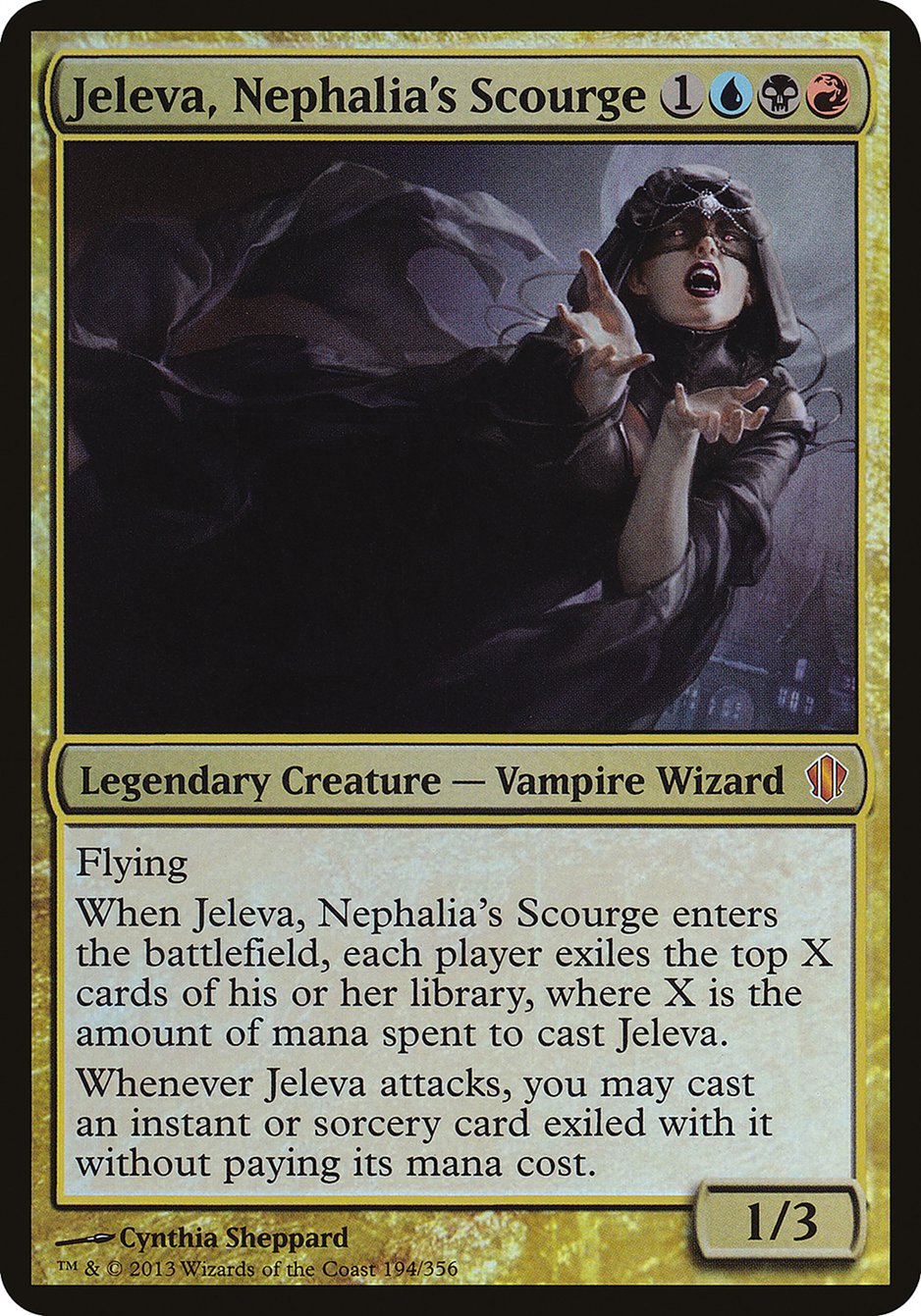 Jeleva, Nephalia's Scourge (Oversized) [Commander 2013 Oversized] | Deep Dive Games St. Marys