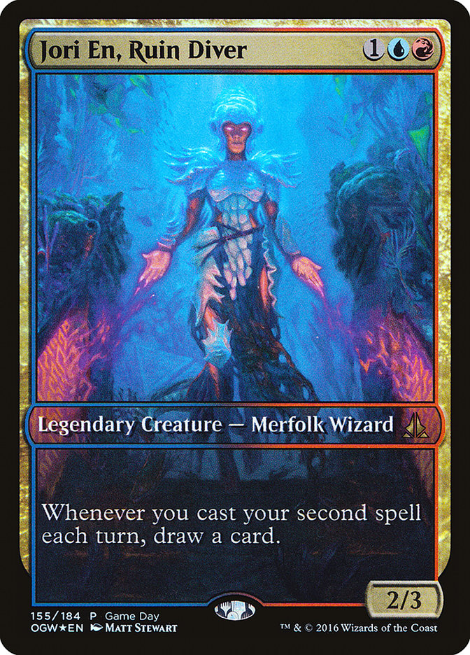 Jori En, Ruin Diver (Game Day) (Extended Art) [Oath of the Gatewatch Promos] | Deep Dive Games St. Marys