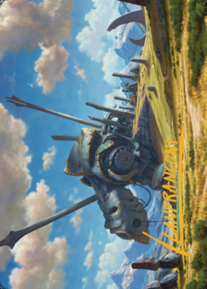 Plains Art Card 1 (Gold-Stamped Signature) [Dominaria United Art Series] | Deep Dive Games St. Marys