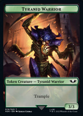 Tyranid (017) // Tyranid Warrior Double-Sided Token (Surge Foil) [Warhammer 40,000 Tokens] | Deep Dive Games St. Marys