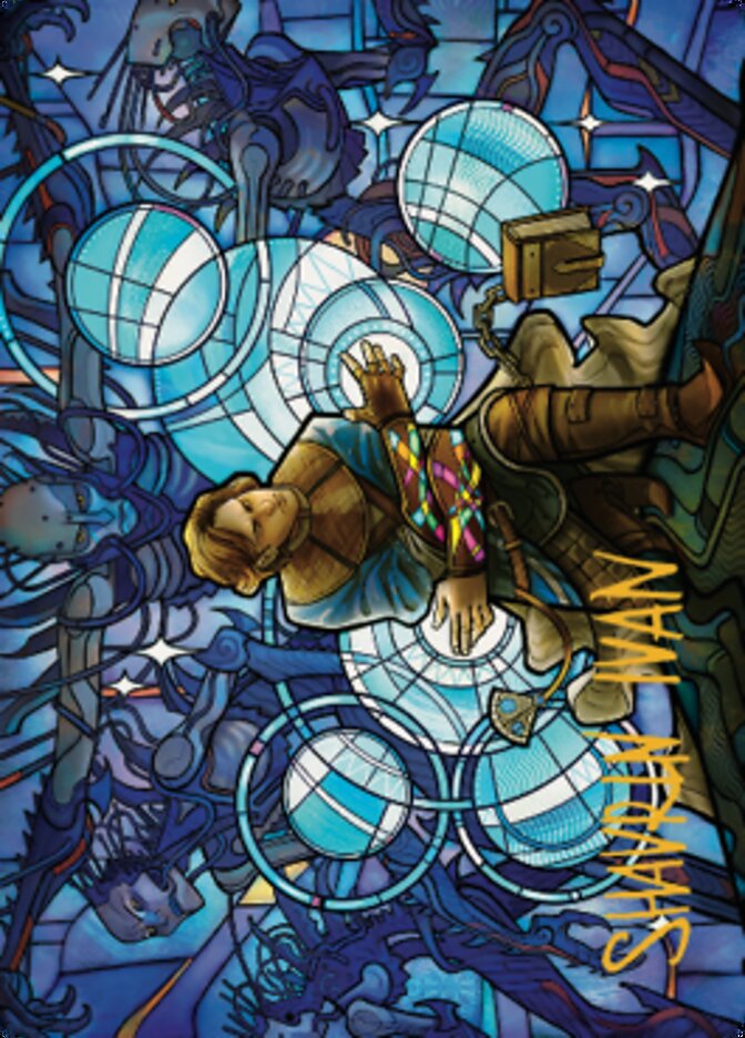 Raff, Weatherlight Stalwart Art Card (Gold-Stamped Signature) [Dominaria United Art Series] | Deep Dive Games St. Marys