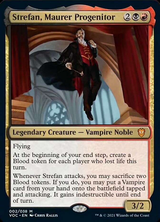 Strefan, Maurer Progenitor (Display Commander) [Innistrad: Crimson Vow Commander] | Deep Dive Games St. Marys