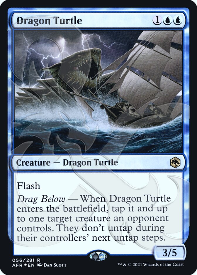 Dragon Turtle (Ampersand Promo) [Dungeons & Dragons: Adventures in the Forgotten Realms Promos] | Deep Dive Games St. Marys