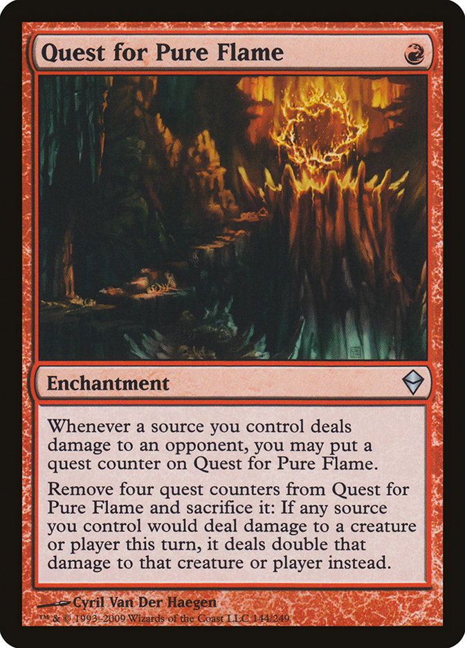 Quest for Pure Flame [Zendikar] | Deep Dive Games St. Marys