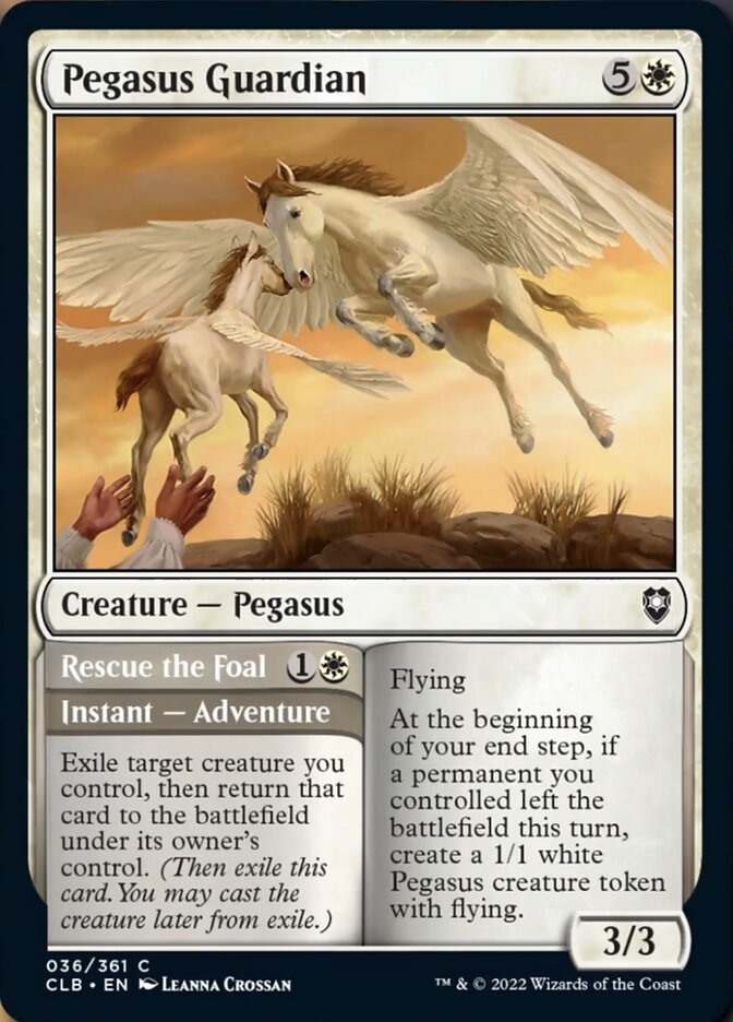 Pegasus Guardian // Rescue the Foal [Commander Legends: Battle for Baldur's Gate] | Deep Dive Games St. Marys