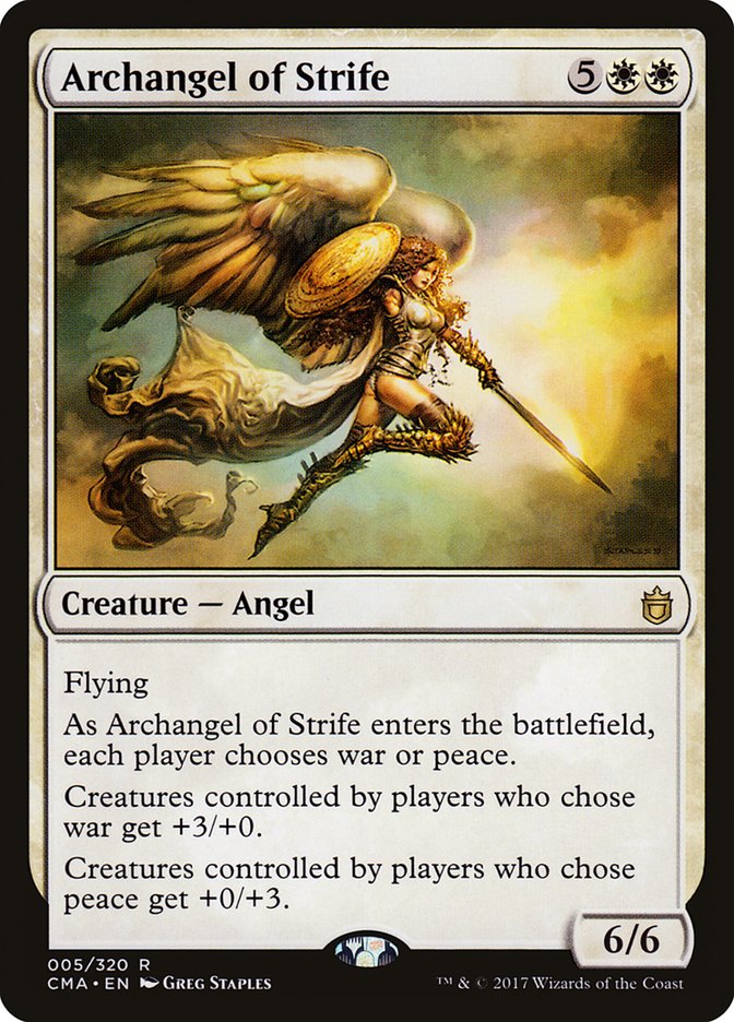 Archangel of Strife [Commander Anthology] | Deep Dive Games St. Marys