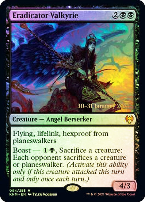 Eradicator Valkyrie [Kaldheim Prerelease Promos] | Deep Dive Games St. Marys