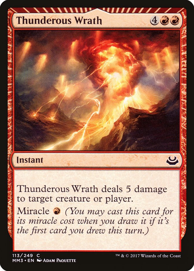 Thunderous Wrath [Modern Masters 2017] | Deep Dive Games St. Marys