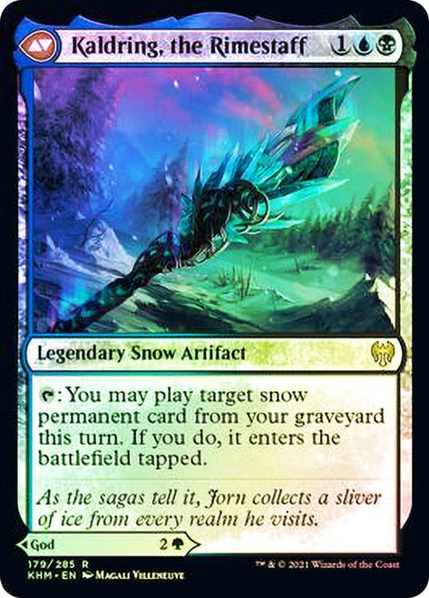 Jorn, God of Winter // Kaldring, the Rimestaff [Kaldheim Prerelease Promos] | Deep Dive Games St. Marys