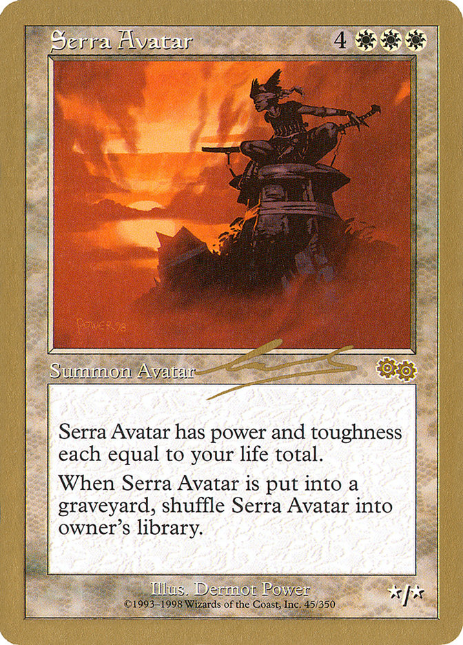 Serra Avatar (Nicolas Labarre) [World Championship Decks 2000] | Deep Dive Games St. Marys