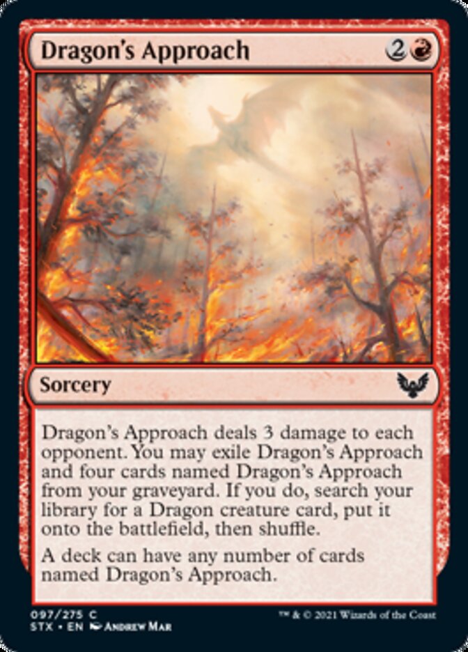 Dragon's Approach [Strixhaven: School of Mages] | Deep Dive Games St. Marys