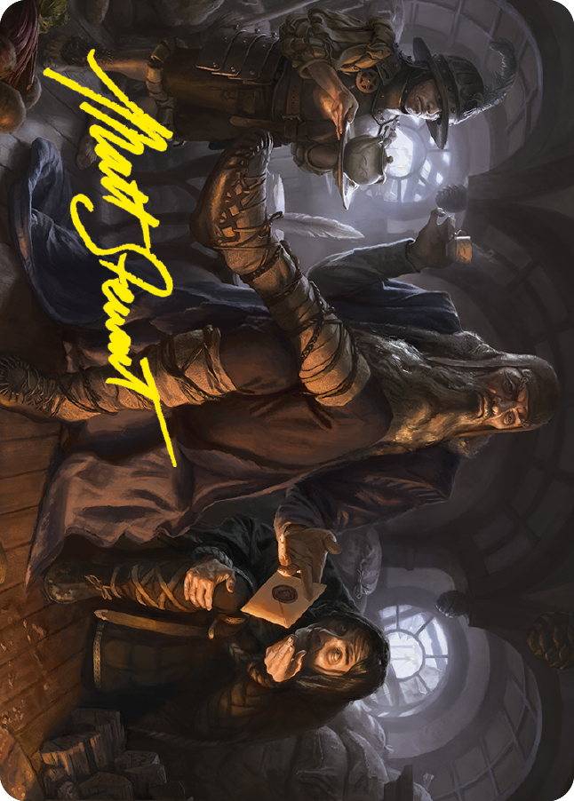 Sharkey, Tyrant of the Shire Art Card (Gold-Stamped Signature) [The Lord of the Rings: Tales of Middle-earth Art Series] | Deep Dive Games St. Marys