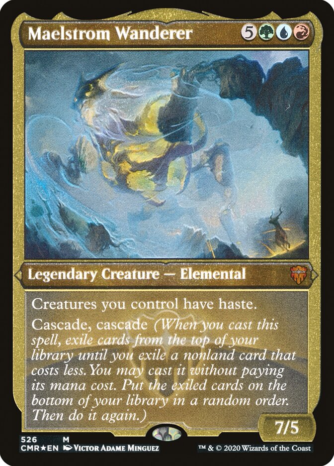 Maelstrom Wanderer (Etched) [Commander Legends] | Deep Dive Games St. Marys