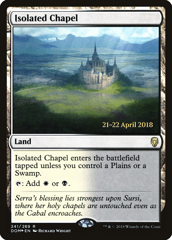 Isolated Chapel [Dominaria Prerelease Promos] | Deep Dive Games St. Marys