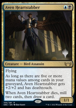 Aven Heartstabber (Promo Pack) [Streets of New Capenna Promos] | Deep Dive Games St. Marys